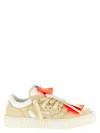 Off-white Perforated Leather Sneaker In Brown