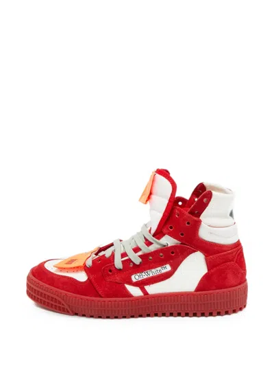 Pre-owned Off-white 3.0 Off Court High-top Sneakers In Red