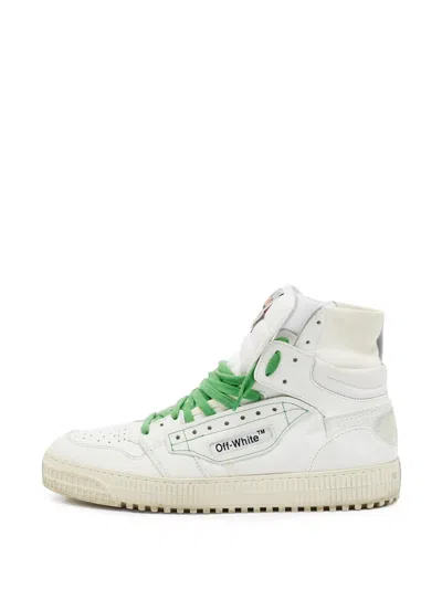 Pre-owned Off-white 3.0 Off Court High-top Sneakers In White