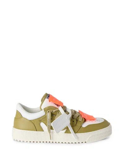 Off-white 3.0 Off-court Panelled Sneakers In Green
