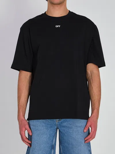 Off-white Off White Off White S.matthew Skate Logo Print T Shirt In Black