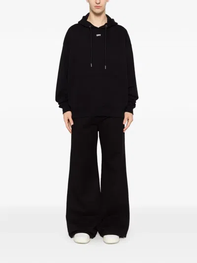 Off-white `3d Spray Arrow Skate` Hoodie In Black
