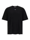 Off-white Men Black 3d Arrow Spray T-shirt, S Luxury T-shirts For Men Darveys In Black