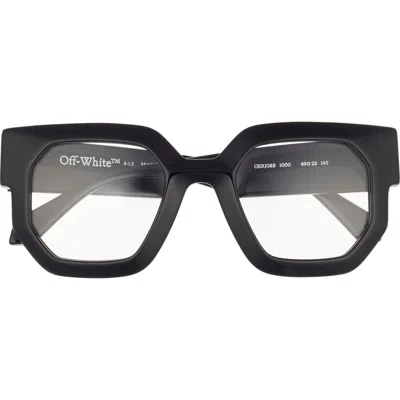 Off-white 49mm Square Reading Glasses In Black