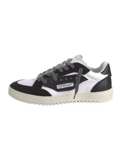 Pre-owned Off-white 5.0 Panelled Sneakers In Black/white