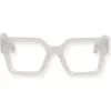 Off-white 50mm Square Optical Frames In Gray