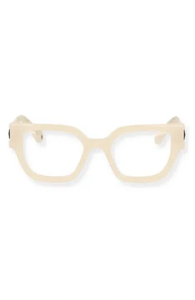 Off-white 51mm Square Optical Glasses In Red