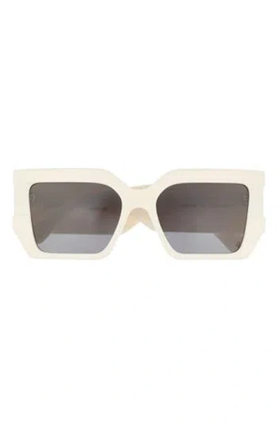Off-white 56mm Dover Square Sunglasses In White Dark Grey