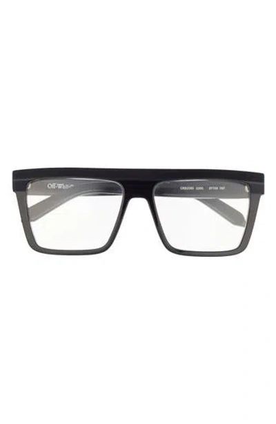 Off-white 57mm Square Reading Glasses In Black
