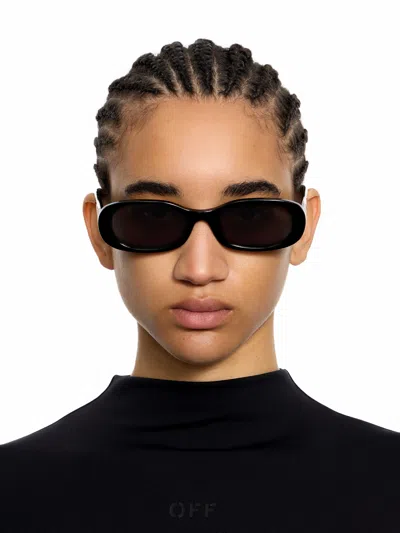 Off-white Adams Smoke Lens Sunglasses In Green