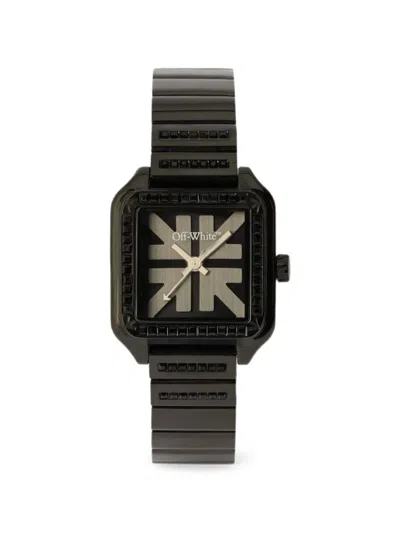 Off-white After Hours Pavé 31,5mm Watch In Black