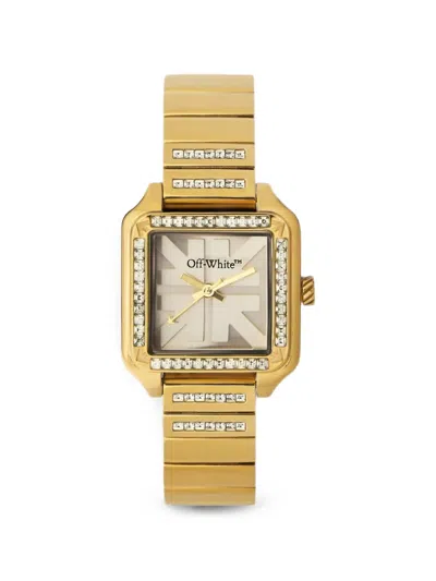 Off-white After Hours Pavé 31.5mm Watch In Gold