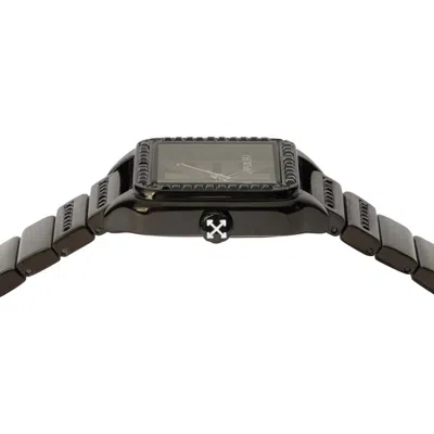Off-white After Hours Quartz Bracelet Watch, 26.5mm X 33mm In Ip Black