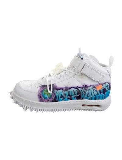 Pre-owned Off-white Air Force 1 Mid  Sneakers