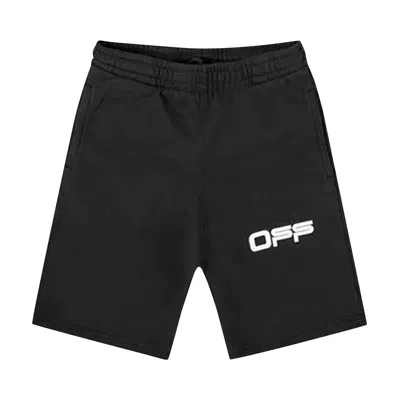 Pre-owned Off-white Airport Tape Sweatshort 'black' | Men's Size M