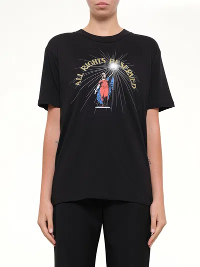 Off-white All Rights Reserv T-shirt In Black