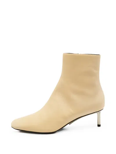 Pre-owned Off-white Allen Ankle Boots In Neutral
