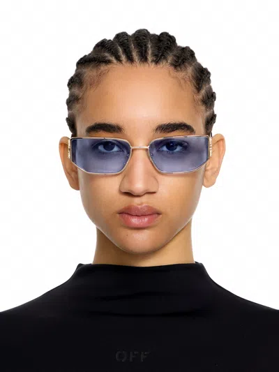 Off-white Allen Blue Lens Sunglasses In Purple