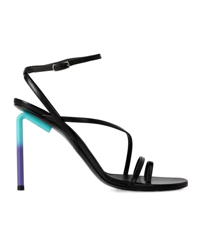 Off-white Allen Buckle High-heeled Sandals In Black