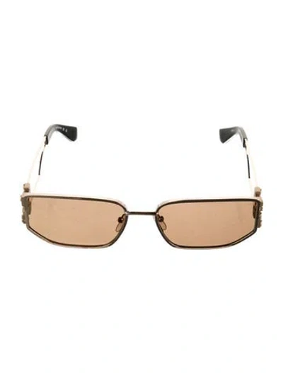 Pre-owned Off-white Allen Square Sunglasses In Gold