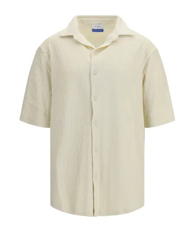Off-white All-over Patterned Terry Bowling Shirt
