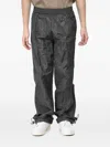 Off-white Ankle-drawstring Trousers In Gray