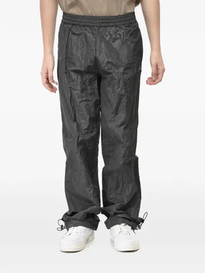 Off-white Ankle-drawstring Trousers In Black