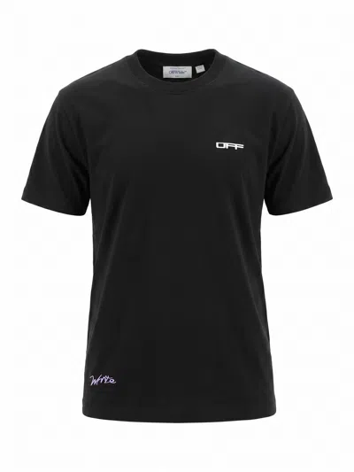 Off-white Archigeography Arrow Skate Printed T-shirt In Multi