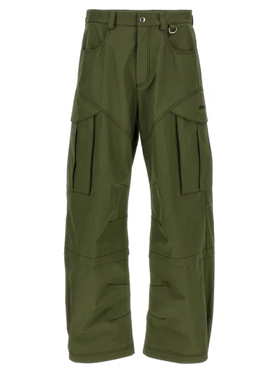 Off-white 'arr Cot Straight Cargo' Pants In Green