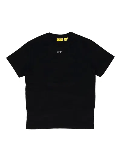 Off-white Arrow Acrylic Tee S/s In Black