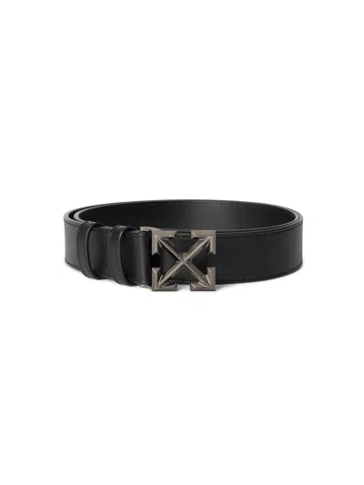 Off-white Arrow Belt Rv 35mm Quote In Black