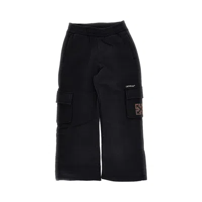 Off-white 'arrow Bling Box' Cargo Sweatpants - Kids In Black