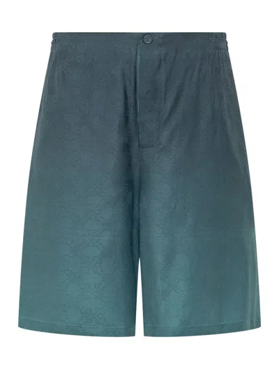 Off-white Arrow Bowling Shorts With Bow Detail In Multi