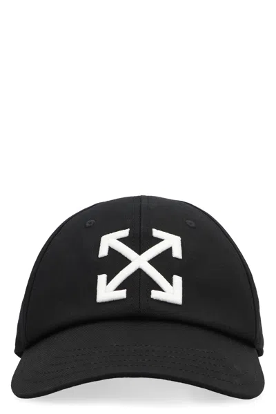 Off-white Arrow Drill Baseball Cap In Orange