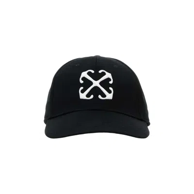Pre-owned Off-white Arrow Drill Baseball Cap 'black/white' | Men's Size M