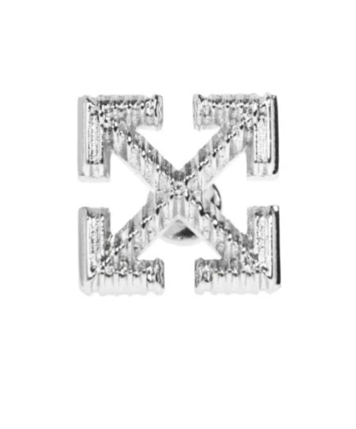 Off-white Arrow Earrings In Transparent