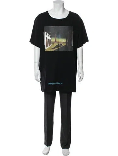 Pre-owned Off-white Arrow Graphic Print T-shirt In Black