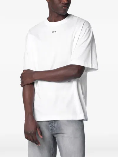 Off-white Light Pink Rubbed Paint Arrows Skate Cotton T-shirt In Black