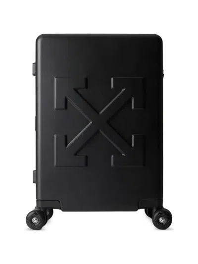 Off-white Arrow Hard-shell Suitcase In Black