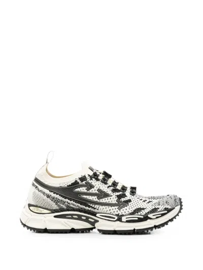 Pre-owned Off-white Arrow Lace-up Sneakers In White
