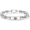 Off-white Arrow Link Bracelet In Silver