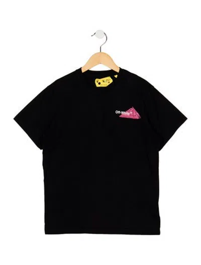 Pre-owned Off-white Kids' Arrow Logo T-shirt In Black