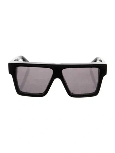 Pre-owned Off-white Arrow Oversize Sunglasses In Black