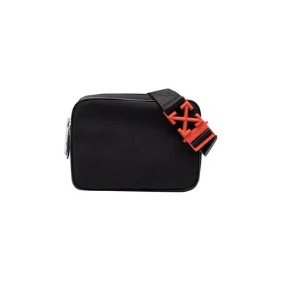 Pre-owned Off-white Arrow Plaque Nylon Bum Bag 'black' | Men's Size Onesize