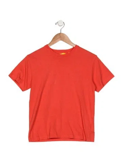 Pre-owned Off-white Kids' Arrow Print T-shirt In Red