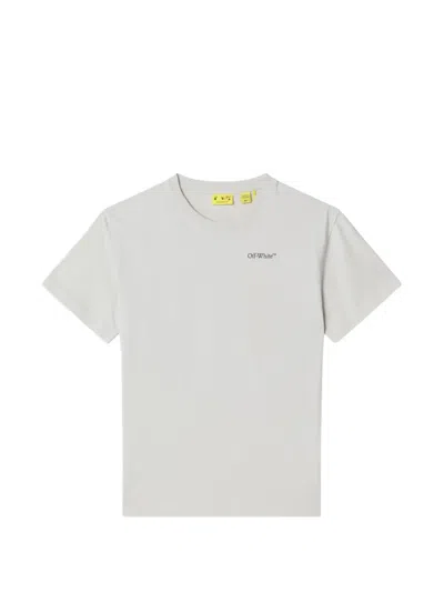 Off-white Kids' Arrow Rope T-shirt In Gray