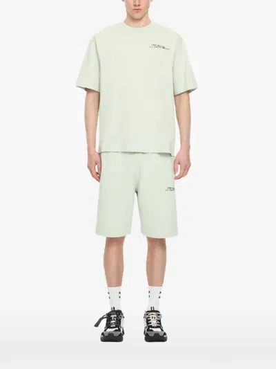 Off-white Arrow Round Neck T-shirt In Green