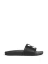 Off-white Arrows Logo-print Slides In Black