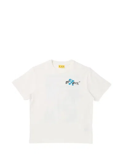 Off-white Arrow Spray T-shirt In White