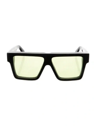 Pre-owned Off-white Arrow Square Sunglasses In Black